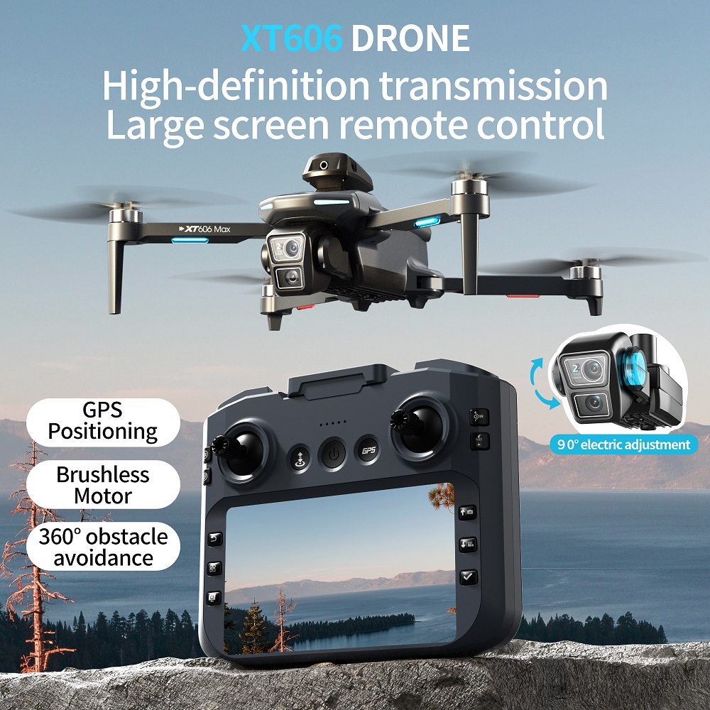 XT606 MAX 3 battery Drone 4k 8 - đánh giá và giá Jjrc Drone X12